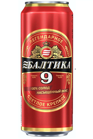 PIVO RUSKO BALTIKA #9, 8% alkohola, Rusija z dostavo v Sloveniji