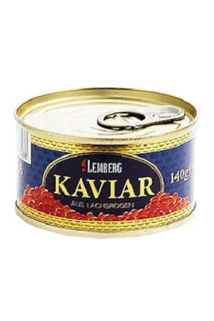 Kaviar divjega Pacifiškega lososa Zlato Aljaski 140g. z dostavo v Sloveniji