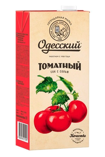 Paradižnikov sok, Odesskij, 0,95l., Ukrajina z dostavo v Sloveniji