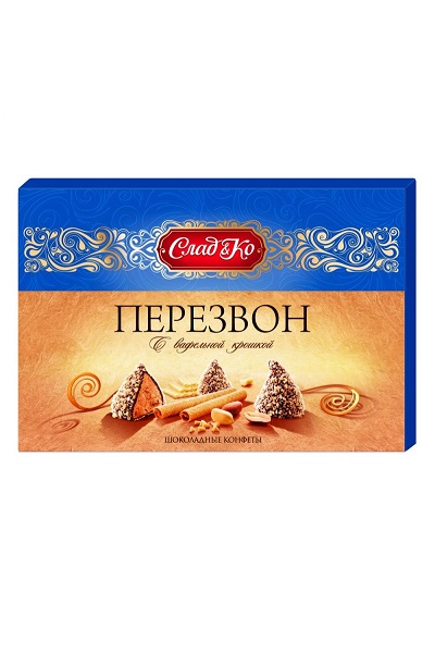 Čokoladni bonboni Perezvon z vaflji, 220g. Rusija z dostavo v Sloveniji