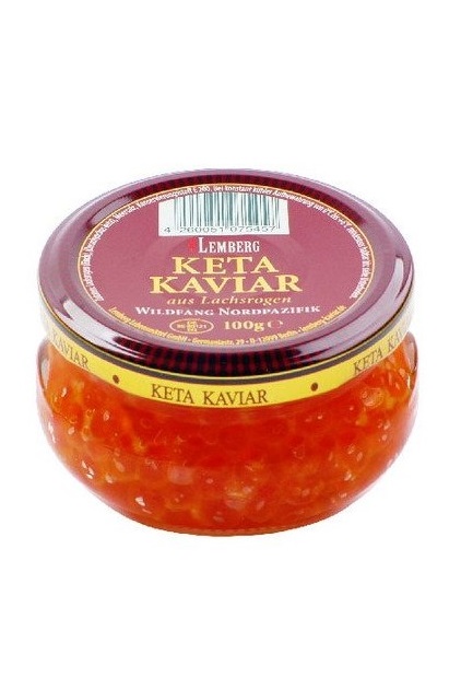 Kaviar kete (družina lososevih), TM Lemberg, 100g. z dostavo v Sloveniji