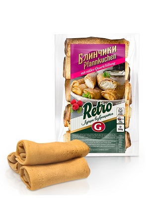 Palačinke s mesom Retro, zamrznjeni izdelki, 500g, Nemčija z dostavo v Sloveniji