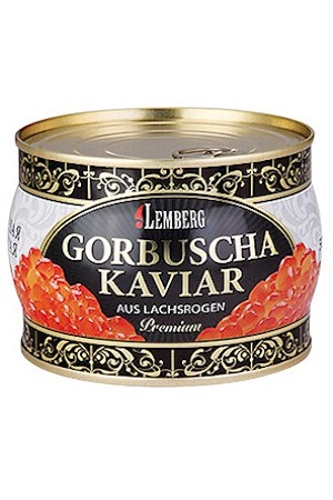 Kaviar grbastega lososa Premium, 400g. z dostavo v Sloveniji