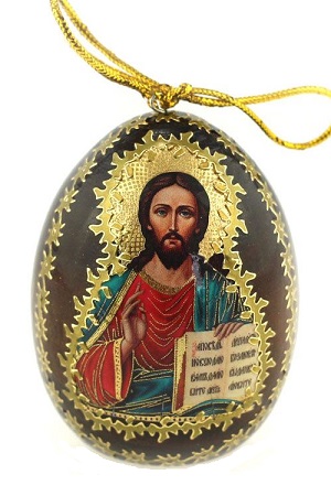 Яйцо Религия деревянное коричневое с различными мотивами с доставкой по Словении