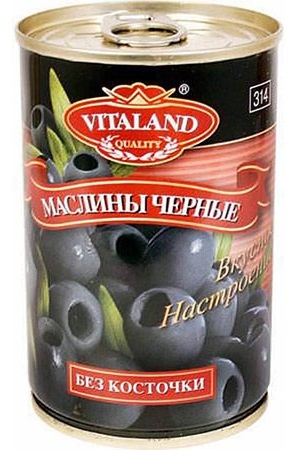 Črne olive brez koščicami, 300g. Španija z dostavo v Sloveniji