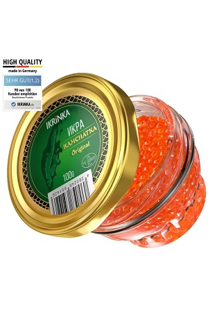 Kaviar lososa Kamčatka Original, 100g Rusija z dostavo v Sloveniji