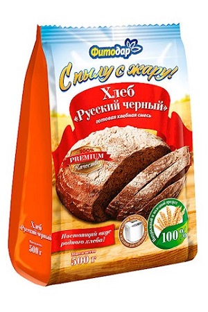 Gotova zmes za peko Kruh Ruski črni, 500g z dostavo v Sloveniji