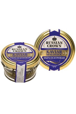 Črni Kaviar jesetra Russian Crown, 50g z dostavo v Sloveniji