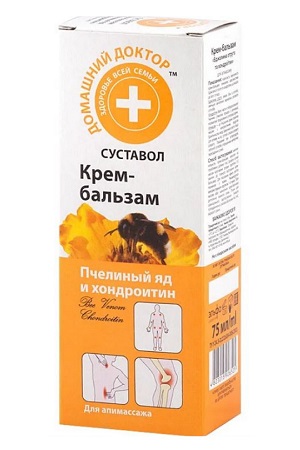 Kremni balzam čebelji strup in hondroitin Home Doctor 75ml z dostavo v Sloveniji