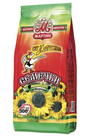 Pražena sončnična semena Od Martina 300g. neoluščena Rusija z dostavo v Sloveniji