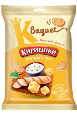 Сухарики Кириешки Baguet сметана и сыр