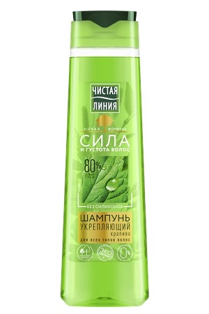 Šampon za krepitev las (za vse tipe las) Kopriva, 390ml Čistaja Linija z dostavo v Sloveniji