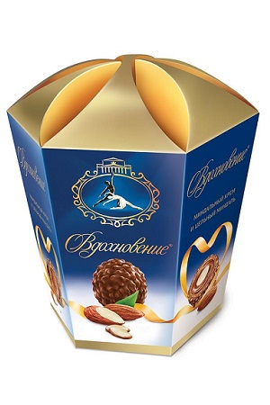 Bonboniera Navdih z mandlji in mandljevo kremo 150g Rusija z dostavo v Sloveniji