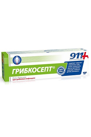 911 грибкосепт гель-бальзам для рук и ног 100мл с доставкой по Словении