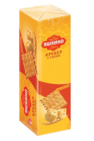 Крекер Яшкино с сыром 135г. Россия с доставкой по Словении