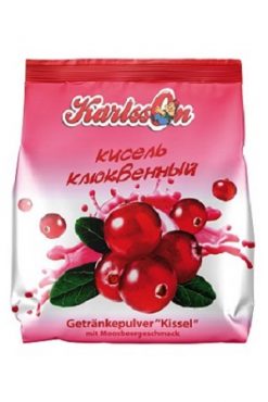 Кисель клюквенный, сухой, 240г.