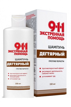 Šampon 911 Katran proti prhljaja 150ml z dostavo v Sloveniji