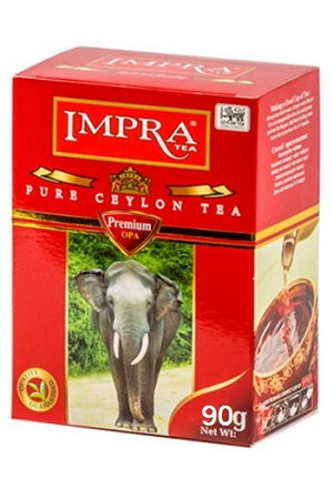 Чай черный IMPRA крупнолистовой 90г. Цейлон с доставкой по Словении