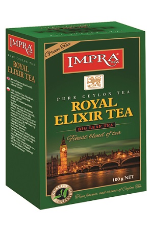 Зелёный чай Royal ELIXIR IMPRA Цейлон 100г. с доставкой по Словении