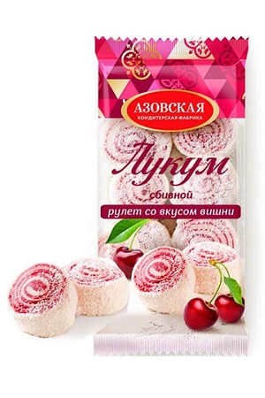 Лукум со вкусом вишни 250г Россия с доставкой по Словении