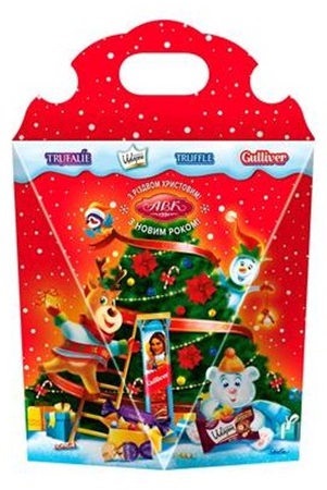 Новогодний подарок Зимние забавы 300г. АВК, Украина с доставкой по Словении