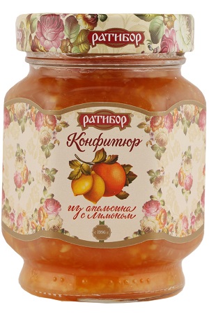 Marmelada iz Pomaranče in limone 350g Rusija z dostavo v Sloveniji