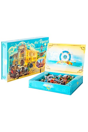 Коробка с конфетами Ах Одесса! Украина 500г с доставкой по Словении
