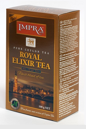 Чай черный листовой IMPRA Royal Elixir Gold 100г с доставкой по Словении