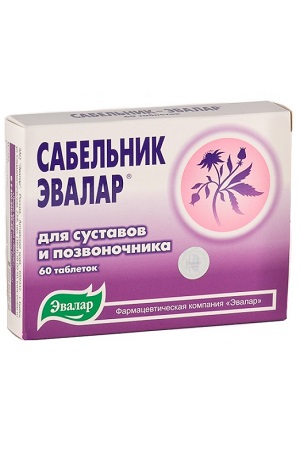 Močvirski petoprstnik v prahu, 60 tablet Evalar Rusija z dostavo v Sloveniji