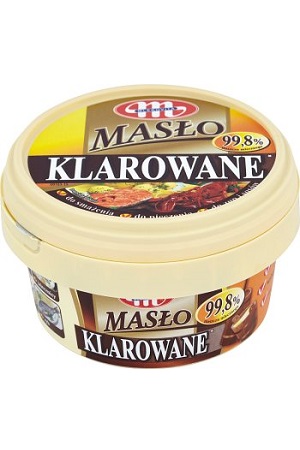 Topljeno kravje maslo 99,8% Mlekovita 250ml Poljska z dostavo v Sloveniji