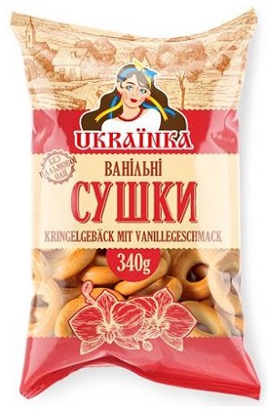 Preste z okusom vanilije Ukrajinka 340g., Ukrajina z dostavo v Sloveniji