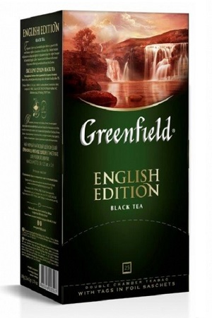 Čaj črni English Edition Greenfield, 25х2g. z dostavo v Sloveniji