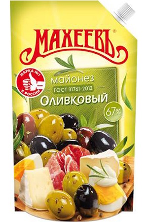 Majoneza Olivna TM Maheev 67%, 190g., Rusija z dostavo v Sloveniji