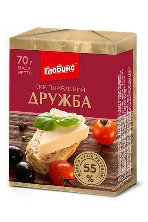 Topljeni sir Globino Družba 55% masti 70g z dostavo v Sloveniji