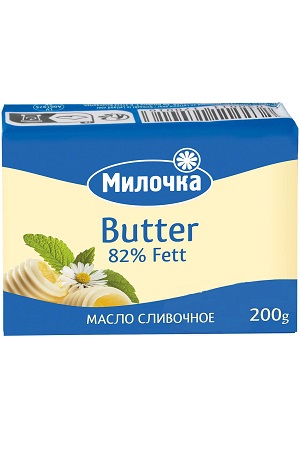 Maslo kravje 82% Miločka, 200g. z dostavo v Sloveniji