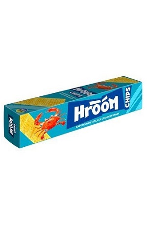 Чипсы-пластинки со вкусом краба Hroom 50г с доставкой по Словении