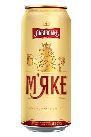 Pivo Lvivske Miake lahko 4,2% 0,48L Ukrajina z dostavo v Sloveniji
