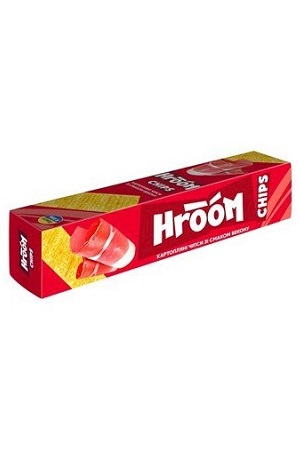 Čipsi ploščati z okusom slanine Hroom 50g z dostavo v Sloveniji