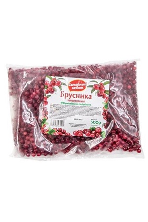 Brusnica zamrznjena Semejnij Sovet, 500g. Litva z dostavo v Sloveniji