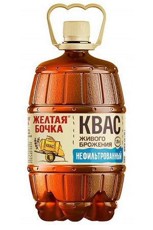 Brezalkoholna pijača kvas Želtaja Bočka 1,5l z dostavo v Sloveniji