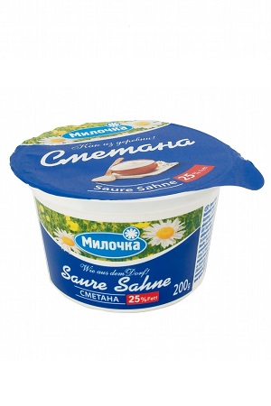 Kisla smetana 25% maščobe Miločka Latvija z dostavo v Sloveniji