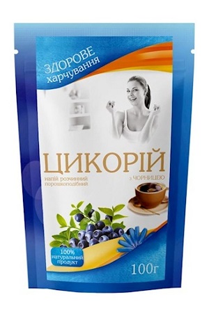Цикорий растворимый с черникой 100г Украина с доставкой по Словении