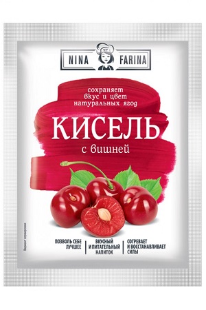 Кисель вишневый Нина Фарина 110г. Россия с доставкой по Словении