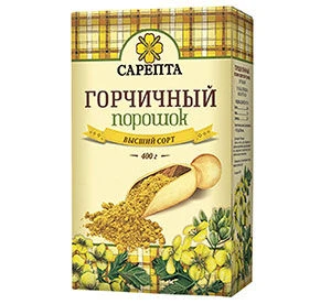 Горчичный порошок Сарепта 400г. Россия с доставкой по Словении
