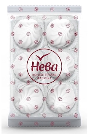 Penasta sladica Zefir Neva z aromo vanilije 315g z dostavo v Sloveniji
