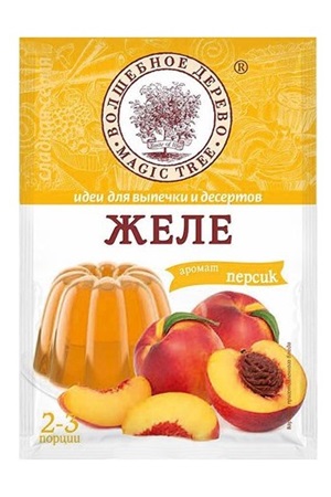 Желе со вкусом персика Волшебное дерево 50г с доставкой по Словении