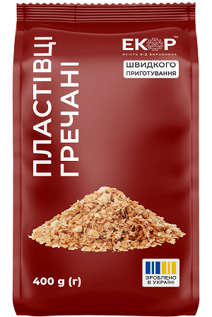 Гречневые хлопья Ekor, 400г. Украина с доставкой по Словении
