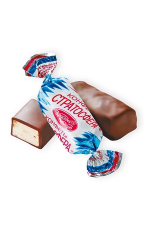 Suflje v čokoglazuri z mandlji STRATOSFERA na vago z dostavo v Sloveniji