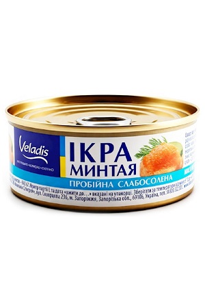 Maloslani kaviar polaka Veladis 100g, Ukrajina z dostavo v Sloveniji