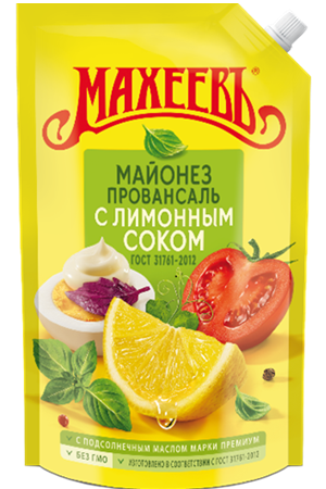 Майонез Провансаль с лимонным соком Махеевъ 200мл с доставкой по Словении